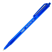 Pix cu bila Bic Roundstic Clic, 1. 0mm, cu mecanism, corp semitransparent in culoarea scrisului, albastru