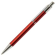 Pix cu bila Office-Cover Tiko, 1. 0mm, cu mecanism, pentru personalizare, corp metalic, rosu
