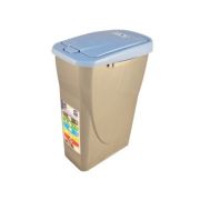 Cos Ecobin pentru colectare selectiva a deseurilor, 25 l, albastru