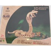 Puzzle lemn 3D - Cobra, 2 foi, Colorarte
