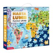 Joc educativ Puzzle urias Harta lumii