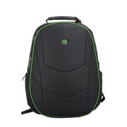 Rucsac BESTLIFE Gaming Assailant, 50x32x23cm, compartiment laptop 17 inch anti-vibratie, negru/verde