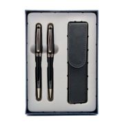 Set cadou stilou + pix + etui Cresco Symphony 850006 SY-02, corp metalic negru