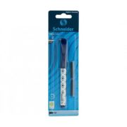 Stilou Schneider Voice 76760 5065-RV, penita iridium M, alimentare rezerve, corp plastic alb, blister (+2 rezerve)