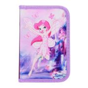 Penar echipat Abc, 1 compartiment, 2 clape mov, design printesa