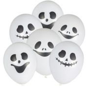 Balon print fantome PartyTime Halloween, set 6 buc