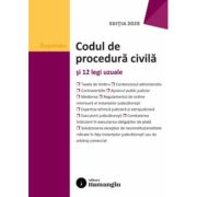 Codul de procedura civila si 12 legi uzuale. Actualizat la 15 septembrie 2025