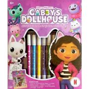Gabby's Dollhouse. Set de colorat si de activitati