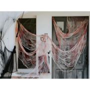 Material decorativ panza paianjen, l 72cm, L 980cm, PartyTime Halloween