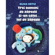 Trei oameni de zapada si-un catel tot de zapada - Olina Ortiz