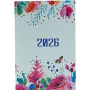 Agenda A5 datata 2026, CNX MB-2613, coperta floral