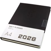 Agenda A4 datata CNX 2026-A4-527, 168 pagini, planner, neagra