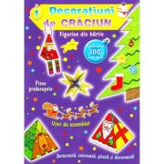 Decoratiuni de Craciun. Figurine din hartie 1 Violet