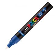 Marker UNI PC-5BR, varf pensula, 1-4 mm, albastru, Posca (M1610)