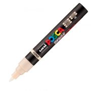 Marker UNI PC-5BR, varf pensula, 1-4 mm, bej, Posca (M1619)