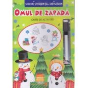 Scriem, stergem si... iar scriem. Omul de zapada, carte cu activitati