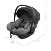 Scoica auto Kinderkraft i-lite 40-87 cm, grey