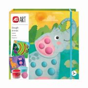 As Art Set 7 borcanase de plastilina animale