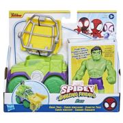SPIDEY PRIETENII EXTRAORDINARI SET MASINUTA SI FIGURINA SI ACCESORIU HULK