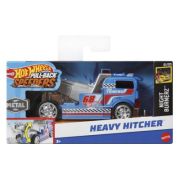 Hot Wheels Masinuta metalica cu sistem pull back Heavy Hitcher scara 1: 43