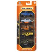 Matchbox Set 5 Masinute metalice MBX No road no problem scara 1: 64