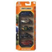 Matchbox Set 5 masinute metalice MBX Road Cruisers scara 1: 64