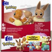 POKEMON MEGA SET DOUA BILE CHARMANDER SI EEVEE 40 PIESE