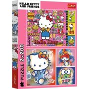 PUZZLE TREFL 2X200 HELLO KITTY SI PRIETENII