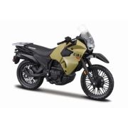 MAISTO MOTOCICLETA METALICA EDITIE SPECIALA KAWASAKI KLR650 VERDE SCARA 1 LA 18