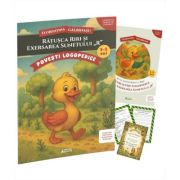 Pachet Logopedic corectare pronuntie sunet R (Ratusca Riri): Poveste, caiet de exercitii si diploma