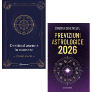 Pachet 2 carti: Destinul ascuns in numere si Previziuni astrologice 2026 - Eduard Agachi, Cristina Demetrescu