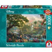 Puzzle 1000 piese, Thomas Kinkade - Disney - Cartea Junglei, Schmidt