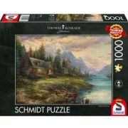 Puzzle 1000 piese, Thomas Kinkade - Excursie de Ziua tatalui, Schmidt