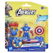AVANGERS EPIC HERO BATTLE GEAR FIGURINA CAPTAIN AMERICA 10CM