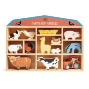Animale domestice Farmyard set, 13 piese