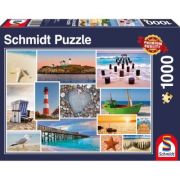 Puzzle 1000 piese, La malul marii, Schmidt