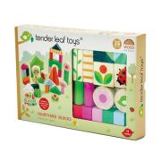 Cuburi cu ilustratii din gospodarie Courtyard Blocks, 35 piese