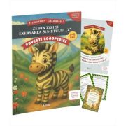 Pachet Logopedic corectare pronuntie sunet Z (Zebra Zizi): Poveste, caiet de exercitii si diploma