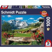 Puzzle 1000 piese, Paradis la munte, Schmidt