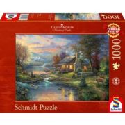 Puzzle 1000 piese, Thomas Kinkade - Paradisul naturii, Schmidt
