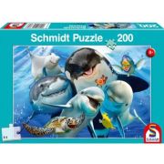 Puzzle 200 piese, Portret de familie submarin, Schmidt