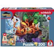 Puzzle 150 piese, Creaturi înfricoșătoare + cadou: figurina, Schmidt