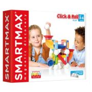 Joc magnetic Smart Max, Click & Roll, Constructii cu bile, 30 piese