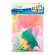Accesorii creatie - fulgi, diverse culori, 2-7cm, 14g, Craft with Fun, 428904
