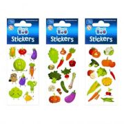 Abtibilduri - legume, set 14 buc, Sticker Boo, 483491