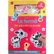 Bebe invata. La ferma. Set educativ cu puzzle