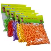 Accesorii creatie - polistiren - bile, diverse culori, 0.5cm, Colorarte, 23166