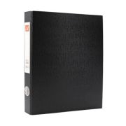 Caiet mecanic A4 Nr. 501, coperta carton plastifiat, negru, 4 inele, eticheta pe cotor