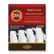 Carbune artificial Koh-i-noor Medium, Nr. 2, 12x75mm, set 4 buc, K8692-003