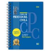 Codul de procedura civila Ianuarie 2026. Editie spiralata, tiparita pe hartie alba - Dan Lupascu